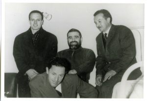 Ospedale di Pavullo con il professor Cogni (il primo a destra) che l'ha operato